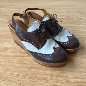 Billy Reid Saddle Shoe Wedge Heels